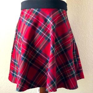 Plaid Mini Skirt